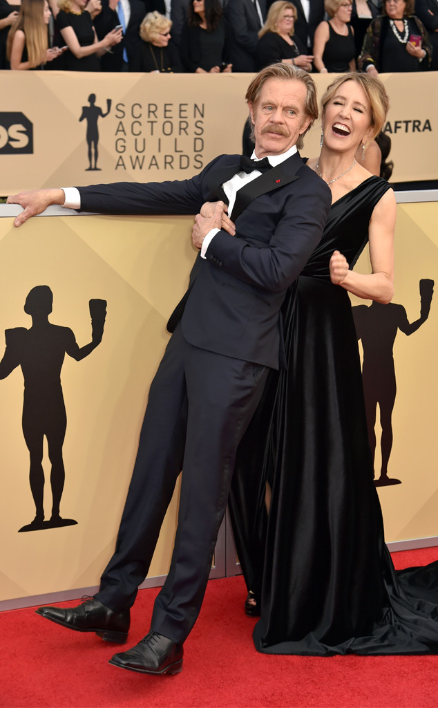 William H. Macy, Felicity Huffman, 2018 SAG Awards, Candids